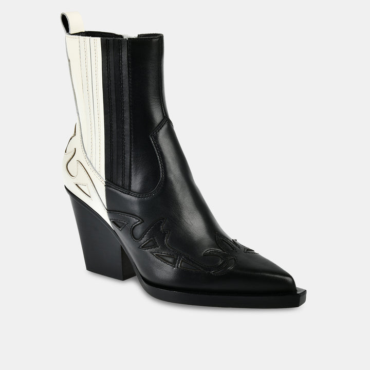 Blk/White Beaux Boot