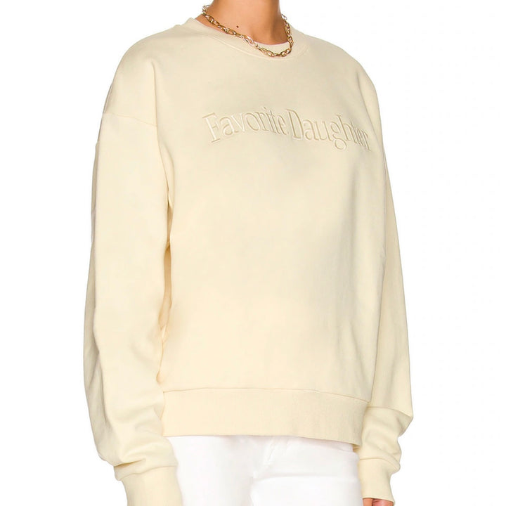 Cream Favorite Daughter Sweatshirt