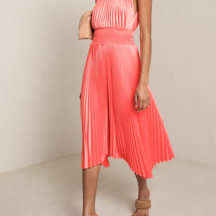 Coral Pink Renzo Dress