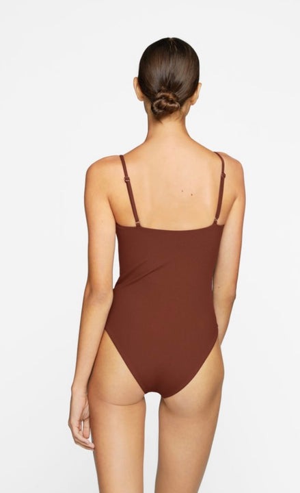 Ivory Ribbed Osso One Piece