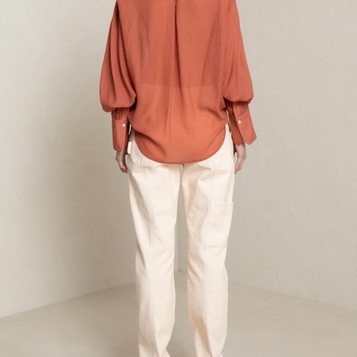 Russet Blake Chiffon Top