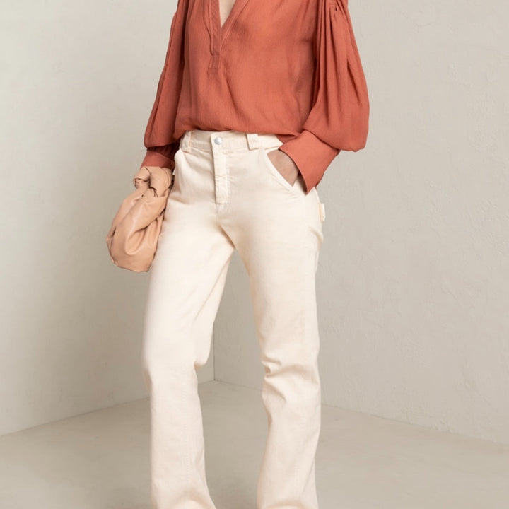 Russet Blake Chiffon Top