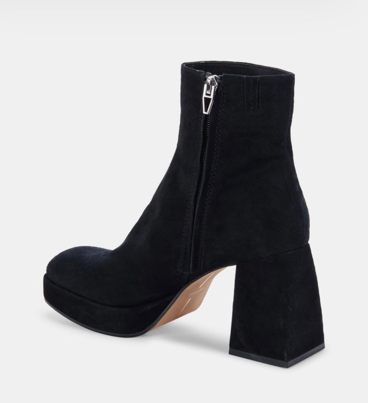 Black Suede Ulyses Bootie