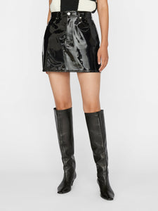 Black Liquid Le Mini Skirt