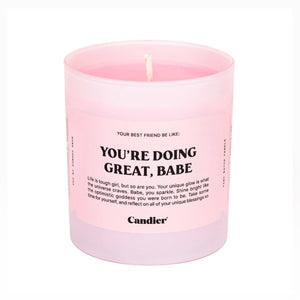 You're Doing Great Candle