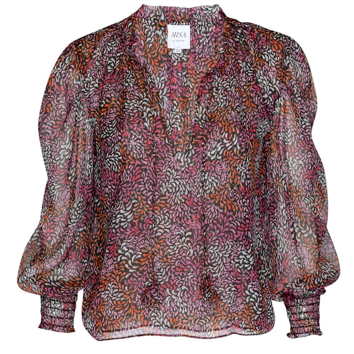 Siena Autumn Leaves Ditsy Top