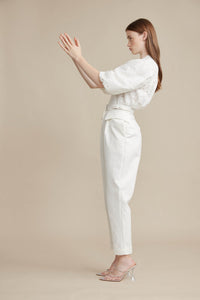 Ivory Carlton Tailored Pant