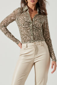 Olive Cream Lamora Top
